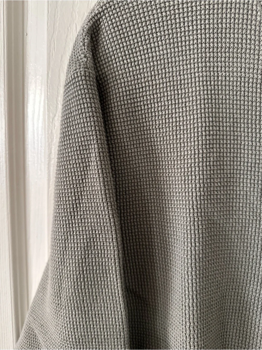 COS Men's Crewneck Sweater in Light Gray-Green